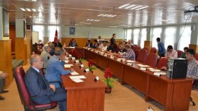Muş Belediye meclisinde  toplantı
