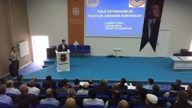 Kaleli vatandaşlara çapa motorunun tehlikeleri anlatıldı