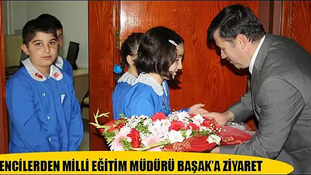 ÖĞRENCİLERDEN MİLLİ EĞİTİM MÜDÜRÜ BAŞAK A ZİYARET