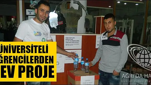 ÜNİVERSİTELİ ÖĞRENCİLERDEN DEV PROJE