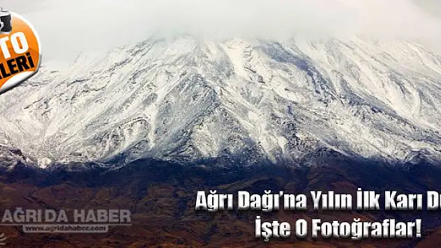 Ağrı'ya Yılın İlk Karı Yağdı !