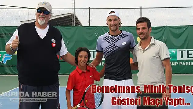Ruben Bemelmans, 10 Yaşındaki Rakibiyle Maç Yaptı