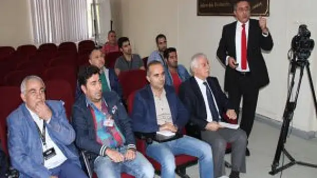 Başsavcı Aldemir gazetecilere seminer verdi
