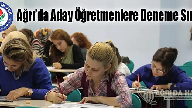 Eğitim-Bir-Sen'den Aday Öğretmenlere Deneme Sınavı