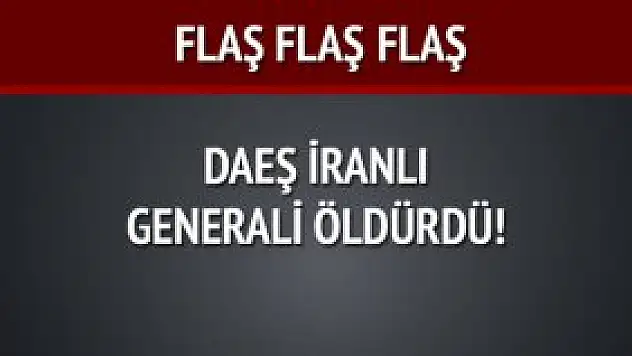 General Suriye'de öldürüldü