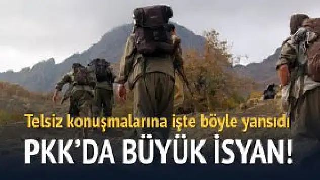 PKK'da büyük isyan