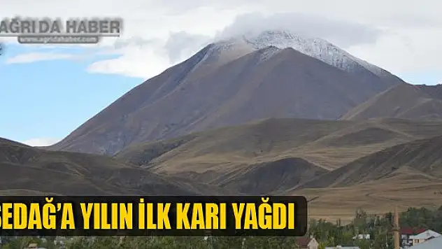 Eleşkirt'te Kar Yağışı! Kösedağ'a, Yılın İlk Karı Yağdı