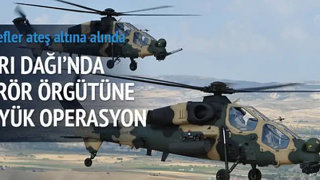 Ağrı Dağında Büyük Operasyon: 1,5 Ton Patlayıcı Ele Geçirildi