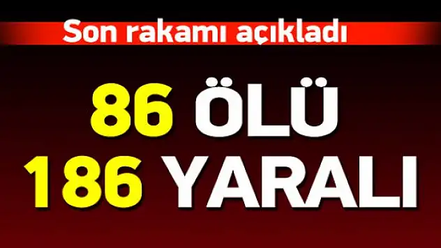 Ankara Korkunç Patlama: 86 ölü, 186 yaralı
