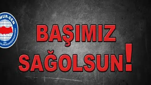 Memur-Sen Ağrı Şubesi Ankara Saldırısını Kınadı