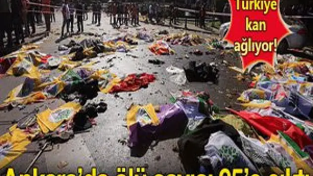 Ankara'daki Terör Saldırısında Ölü Sayısı 95'e Çıktı