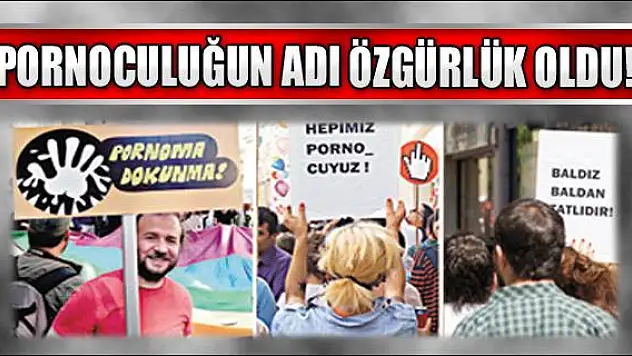 Ahlaksızlığın  adı özgürlük oldu !
