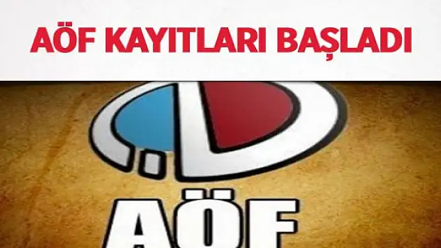 AÖF Kayıt Yenileme İşlemleri Başladı