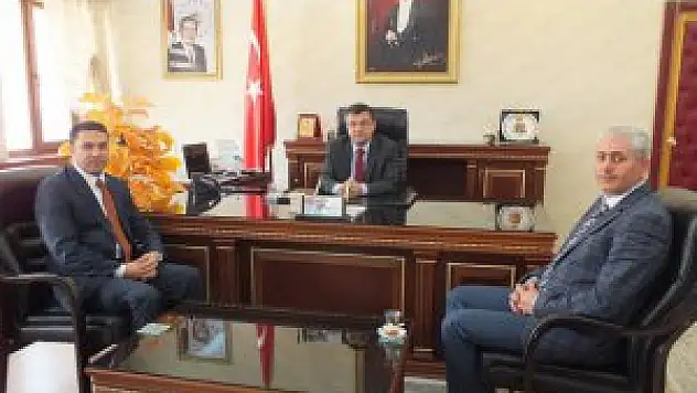 Demirkol, Pasinler Kaymakamı Ada'ya nezaket ziyaretinde bulundu