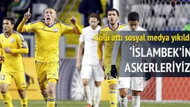 İslambek'in golü  sosyal medyayı karıştırdı