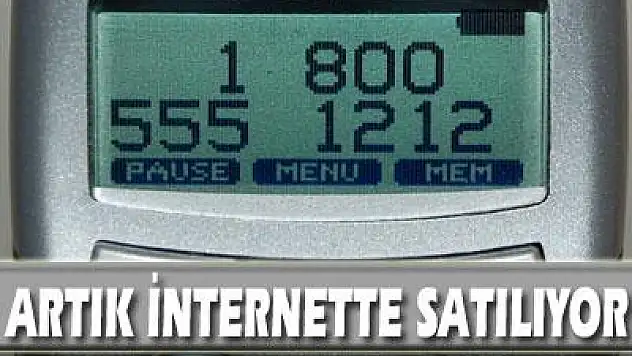 Telefon numaraları internette satılıyor!