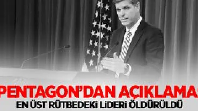 En üst rütbedeki lideri öldürüldü