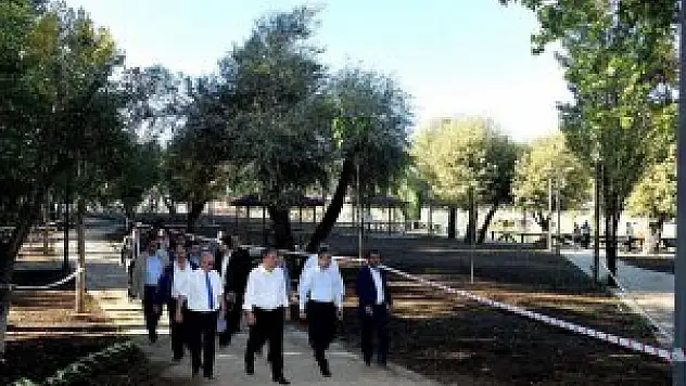 Başkan Çakır, Turgut Özal Tabiat Parkı'nı inceledi