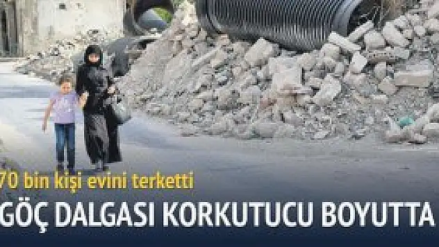 Halep'ten göç dalgası