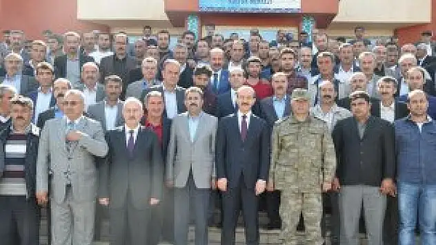 Vali Yavuz, korucularla istişare toplantısına katıldı