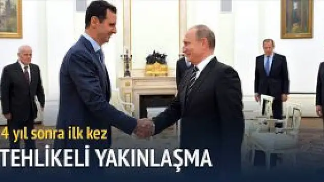 Putin davet etti Esad Rusya'ya gitti