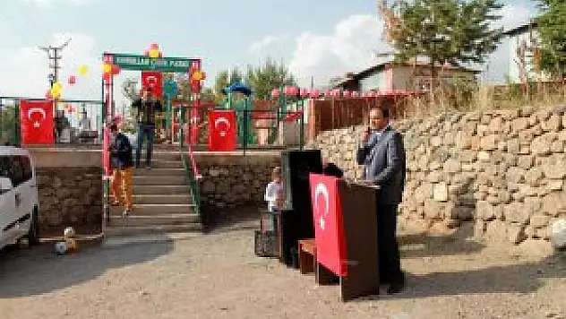 Yedisu'ya çocuk parkı açılışı