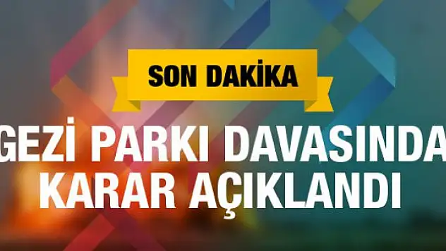 Gezi Parkı Eylemlerinde Flaşh Karar: 244 Tutuklama