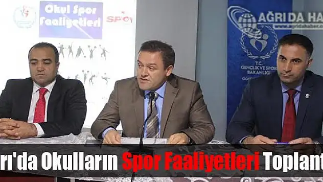 Ağrı'da Okulların Spor Faaliyetleri Değerlendirildi