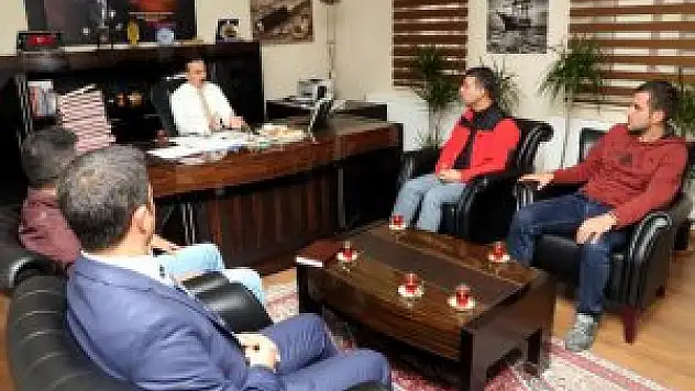 Vali Yardımcısı Atif Çiçekli, dağcıları kabul etti