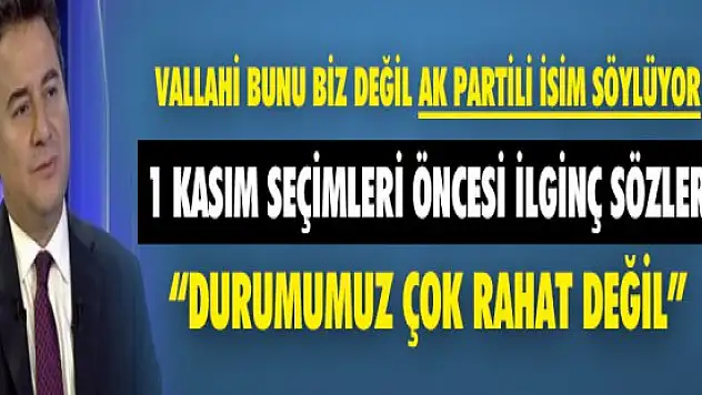 Ali Babacan'dan Seçim Sonuçları İlginç Çıkışı