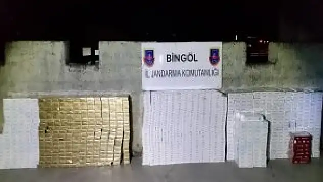 Bingöl'de kaçak sigara