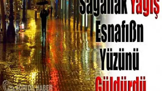 Sağanak Nalburiyecinin Yüzünü Güldürdü