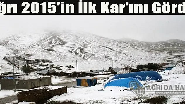 Türkiye'de 2015'in  İlk Karı O İlimize Yağdı !