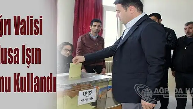 Ağrı Valisi Işın Oyunu Kullandı