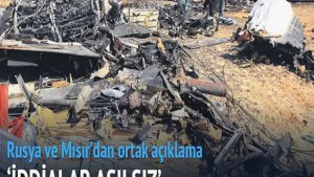 DAEŞ Uçağı Düşürmedi