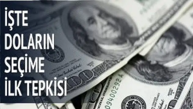 İşte doların seçim sonuçlarına tepkisi