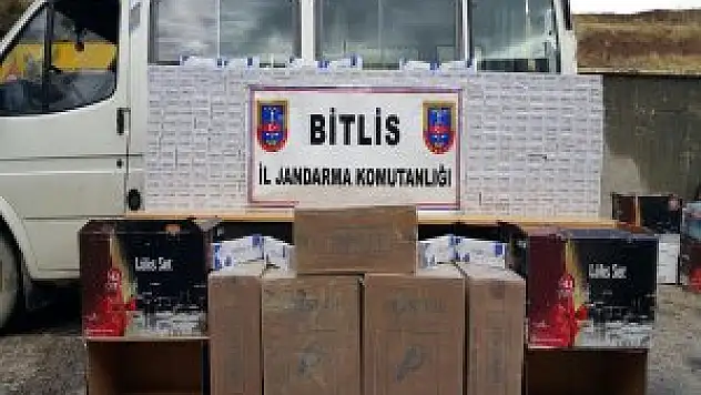Bitlis'te kaçak sigara