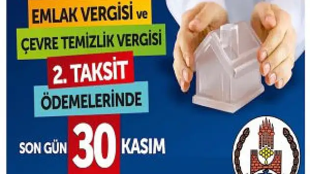 Emlak Vergisi'nde son gün