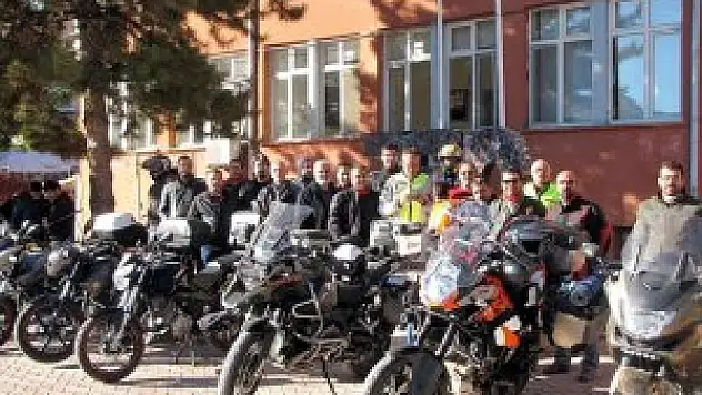 Elazığ'da MOTO23 Derneği üyeleri Ağın'ı ziyaret