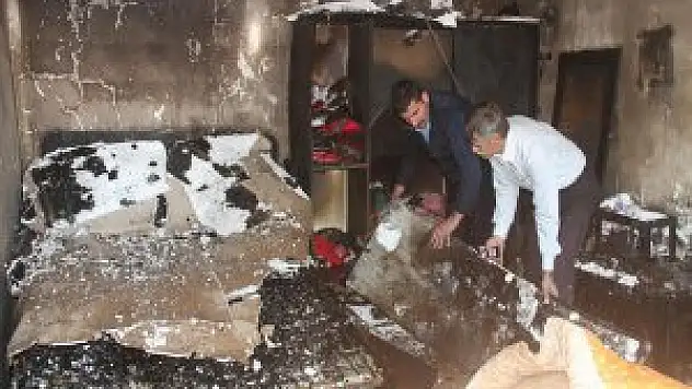 Van'ın Muradiye ilçesinde Yangın
