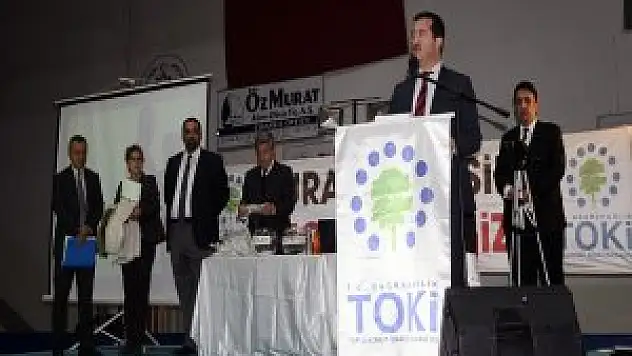Malatya'da TOKİ konutları için kura çekilişi yapıldı