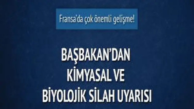 Fransa Kimyasal Saldırısı Riski Var