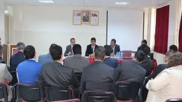 Erciş'te akademik başarıyı artırma toplantısı yapıldı