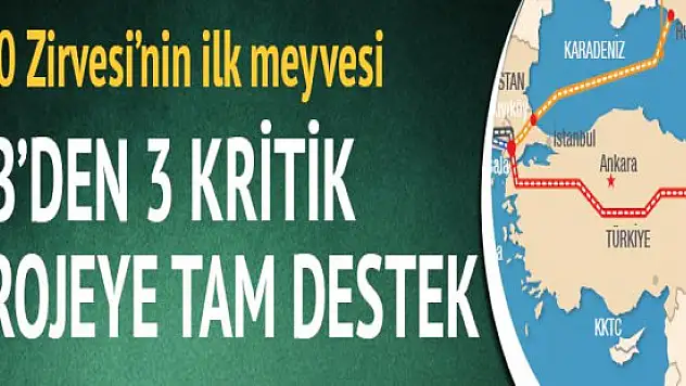 AB'Den 3 Dev Projeye Tam Destek Verdi