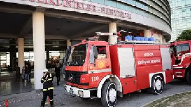 Malatya'da hastanede yangın alarımı