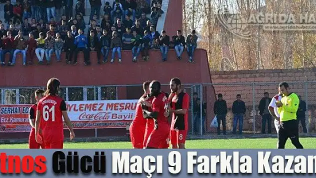 Ağrı Amatör Ligi'nde Patnostan Ağır Sonuç Maçı 9 Farkla Kazandı