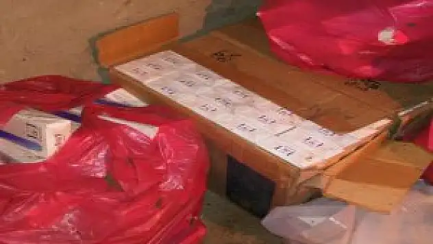 Bingöl'de 15 bin paket kaçak sigara