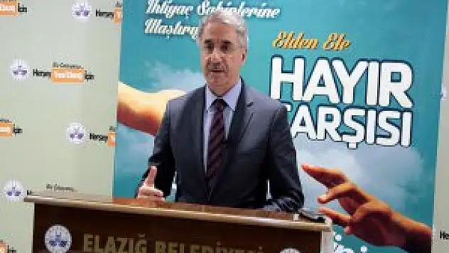 Elazığ'da Hayır Çarşısı hizmette