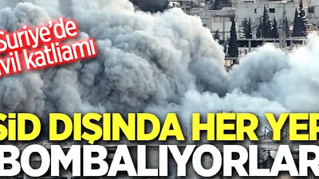 Rusya Suriye'de IŞİD Hariç Her Yeri Vuruyor !