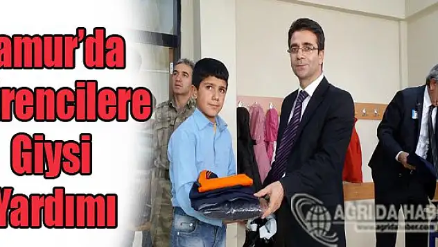 Hamur İlçesinde Öğrencilere Giysi Yardımı